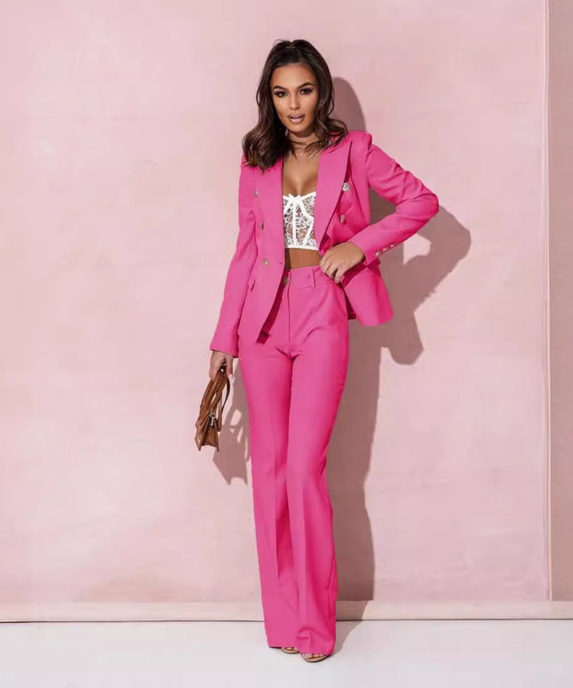 Women's Business Suit Double Breasted Suit