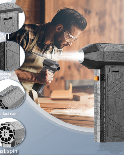 Turbo Fan Silent High Power Jet Fan Brushless Motor Air Duster Fast Recharging Dust Blower Air Blower