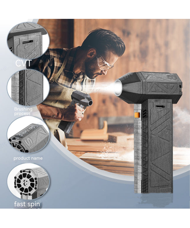 Turbo Fan Silent High Power Jet Fan Brushless Motor Air Duster Fast Recharging Dust Blower Air Blower