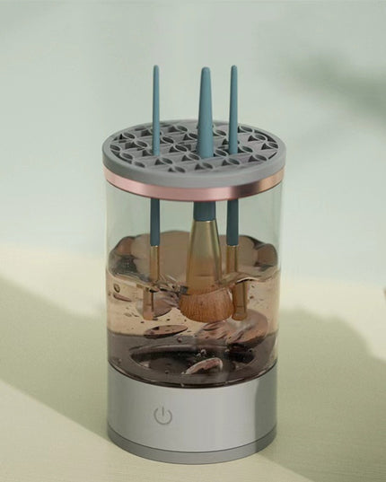 Women Eye Shadow Brush Cleaning Tool Portable Electric Makeup Brush Cleaner Machine With USB Charging Automatic Cosmetic Brush