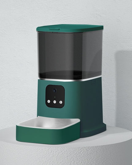 Pet Automatic Feeder Large Capacity Smart Voice Recorder APP Control Timer Feeding Cat Dog Food Dispenser With WiFi Pet Bo
