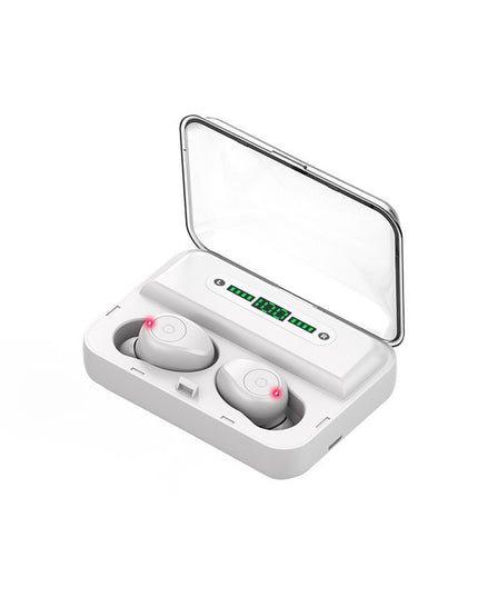 Multifunction Bluetooth Headset Binaural Movement Power Bank Phone Support