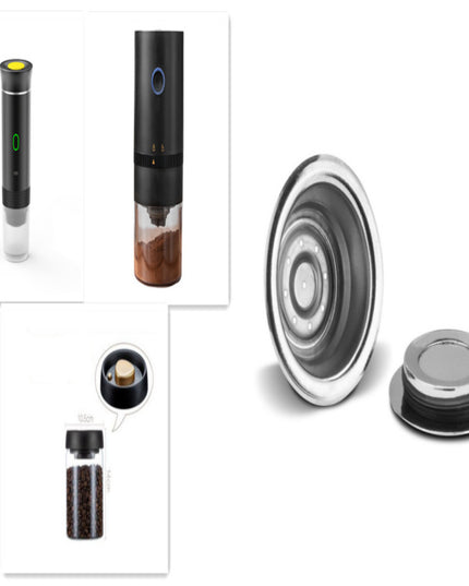 Electric Grinder Coffee Travel Handy 3 In1 Espresso Portable Coffee Espresso Maker Machine Cafe Portable Capsule Coffee Machine Kitchen Gadgets