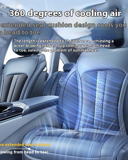 Car Refrigeration Cushion Waist Support Ventilation Cushion Summer Smart Backrest Cool Cushion Universal