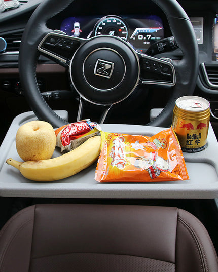 Steering wheel card table