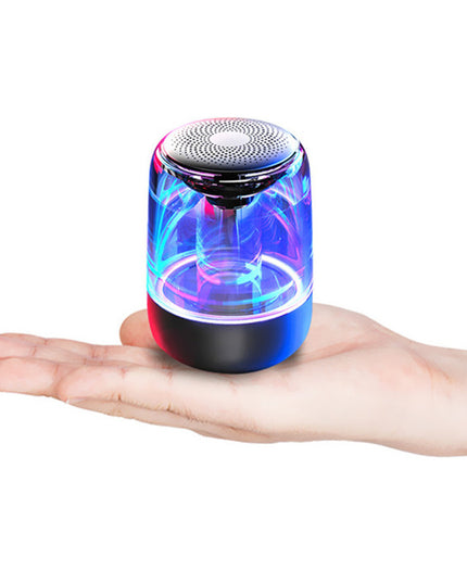 Portable Speakers Bluetooth Column Wireless Bluetooth Speaker Powerful Bass Radio with Variable Color LED Light