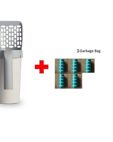 Storage Box Integrated Lazy Cat Litter Shovel Set