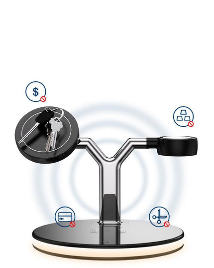 Compatible with Apple, 3 In 1 Magnetic Wireless Charger 15W Fast Charging Station For Magsafe Chargers