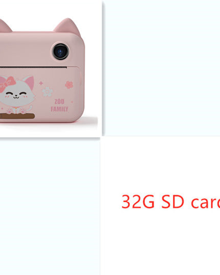 Children's Camera  Digital Camera Toy Photo Printable Set