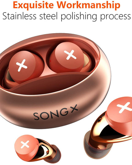 True Wireless Earbuds Noise Cancelling Bluetooth Headphones Waterproof with Star Loop Design