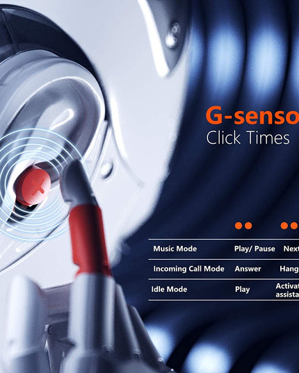 True Wireless Earbuds Noise Cancelling Bluetooth Headphones Waterproof with Star Loop Design