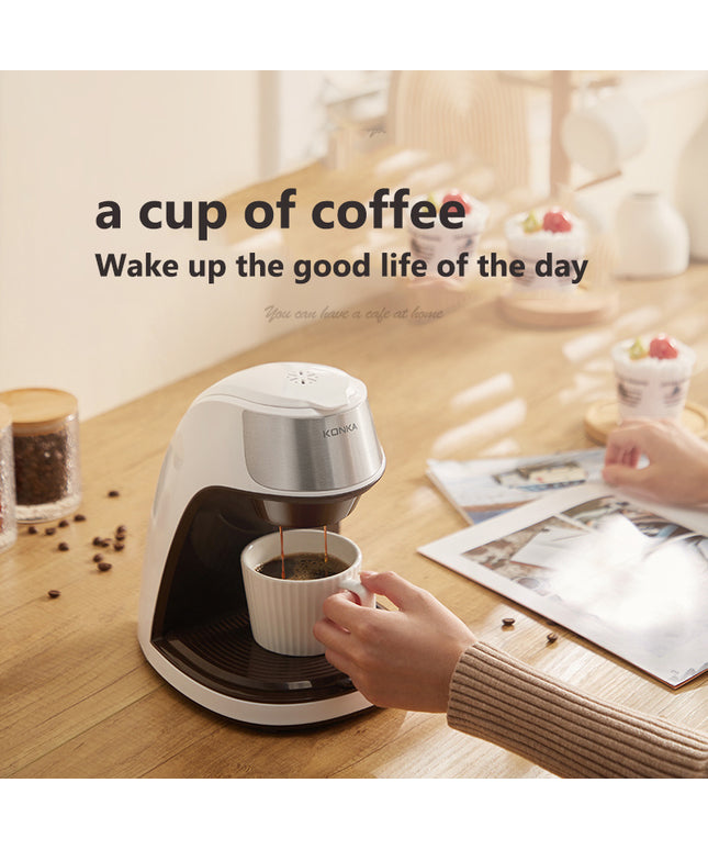 New Coffee Machine Fully Automatic Home Office Mini American Small Portable Coffee Maker