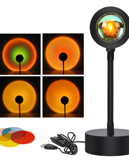 Sunset Projection Lamp Sunset Projector Night Light Wall Decoration Lighting