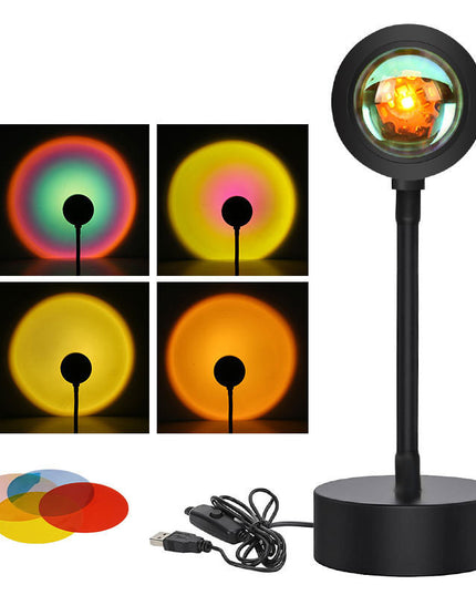 Sunset Projection Lamp Sunset Projector Night Light Wall Decoration Lighting