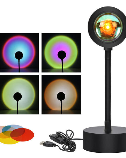 Sunset Projection Lamp Sunset Projector Night Light Wall Decoration Lighting