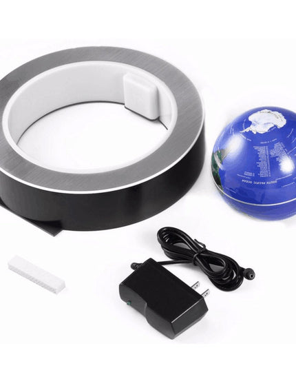 Round LED World Map Floating Globe Magnetic Levitation Light Anti Gravity Magic