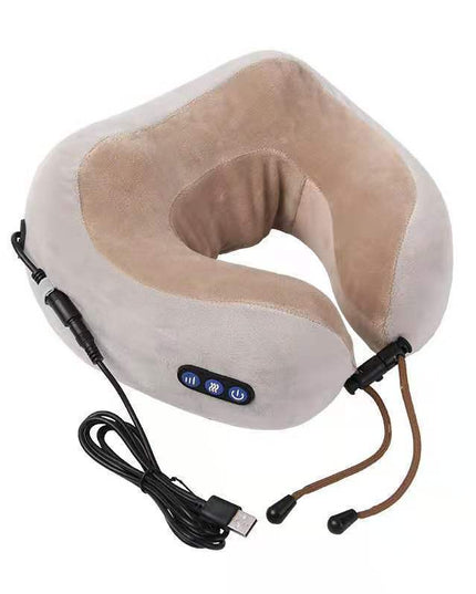 U Shaped Massage Pillow Neck Massage Device Electric Neck Massager Apparatus Shoulder Back Cervical Massager For Body Relaxation