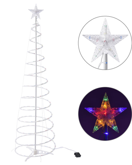 New Style LED Spiral Christmas Tree Light Christmas Spiral Tree Indoor And Outdoor Decoration Lights