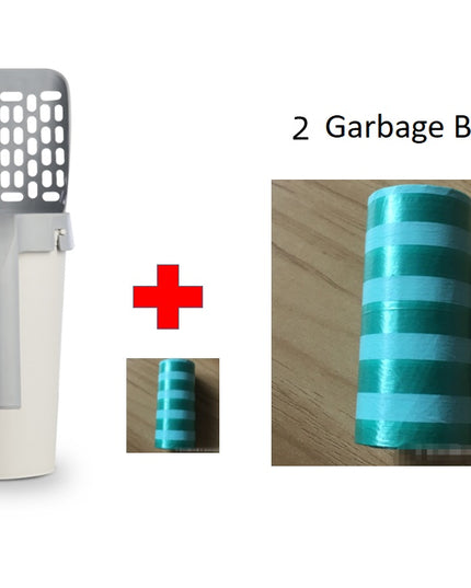 Storage Box Integrated Lazy Cat Litter Shovel Set