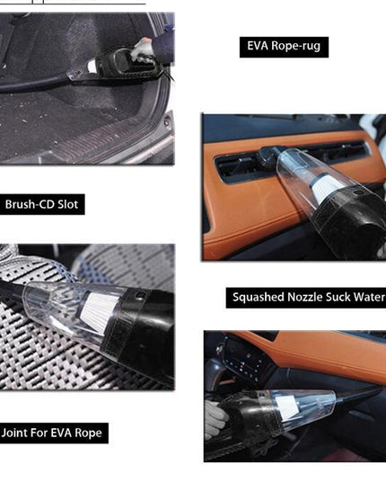 High Power Wet and Dry Vacuum Cleaner Car Vacuum Cleaner Super Suction Haipa Handheld