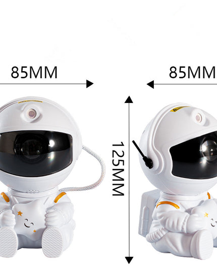 Mini Version Of Astronaut Star Projection Lamp Creative Gift Atmosphere Decorative Lamp Colorful Flowing Starry Night Light