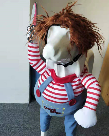 Halloween Pet Costume Pet Dog Funny Clothes Adjustable Dog Cosplay Costume Scary Costume Party Gatherings