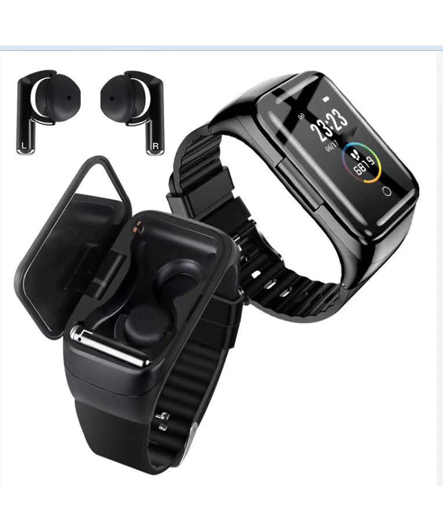 Wireless Bluetooth Headset Smart Watch Screen Waterproof