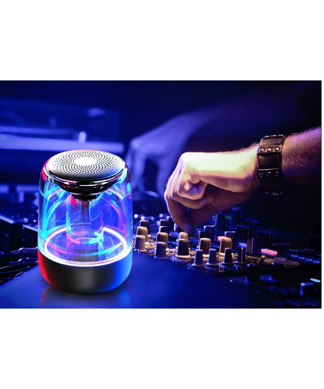 Portable Speakers Bluetooth Column Wireless Bluetooth Speaker Powerful Bass Radio with Variable Color LED Light