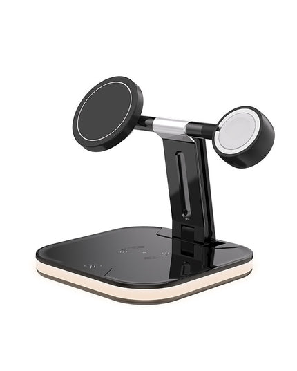 Compatible with Apple, 3 In 1 Magnetic Wireless Charger 15W Fast Charging Station For Magsafe Chargers