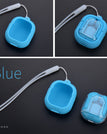Blue headphone case