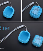 Blue headphone case