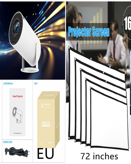 HY300 Pro Projector Home Theater Entertainment Portable Small Projector