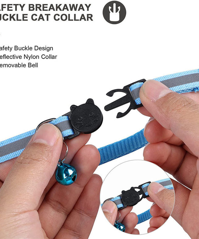 Reflective Collar Waterproof Holder Case For Airtag Air Tag Airtags Protective Cover Cat Dog Kitten Puppy Nylon Collar