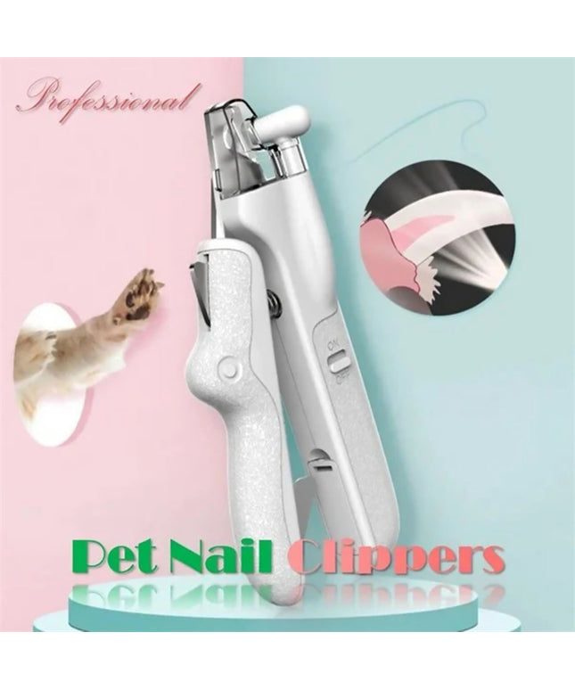 Pet Nail Clippers With LED Light Dogs Cat Nail Scissors Professional Trimmer Tool Care Grooming Supplies