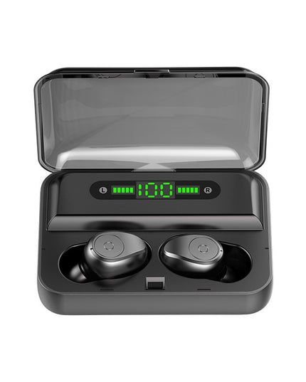 Multifunction Bluetooth Headset Binaural Movement Power Bank Phone Support