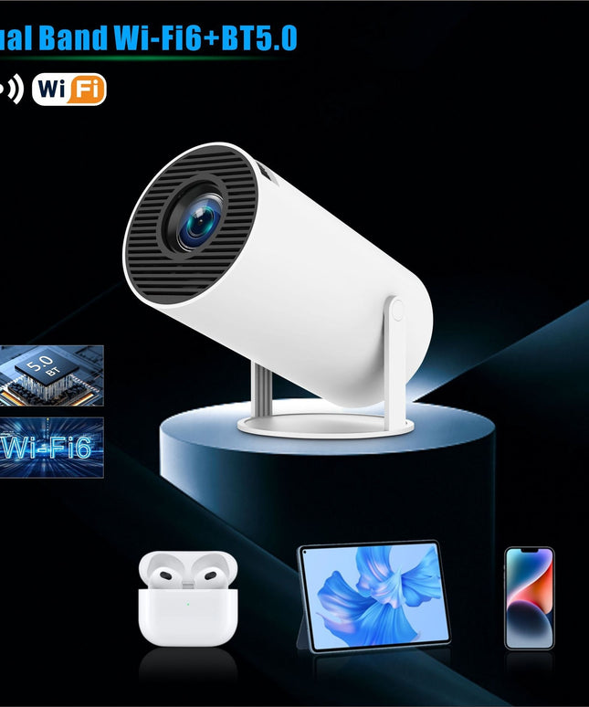 HY300 Pro Projector Home Theater Entertainment Portable Small Projector