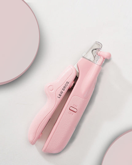 Pet Nail Clippers With LED Light Dogs Cat Nail Scissors Professional Trimmer Tool Care Grooming Supplies