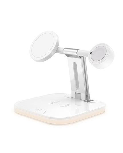 Compatible with Apple, 3 In 1 Magnetic Wireless Charger 15W Fast Charging Station For Magsafe Chargers