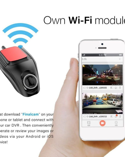 Small Eye Dash Cam Car DVR Recorder Camera With Wifi Full HD