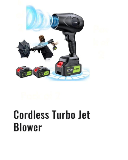 Cordless Turbo Jet Blower