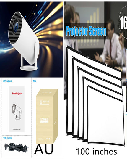 HY300 Pro Projector Home Theater Entertainment Portable Small Projector