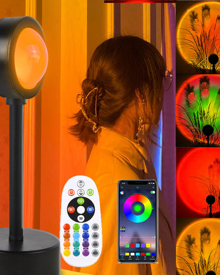 Sunset Projection Lamp Sunset Projector Night Light Wall Decoration Lighting