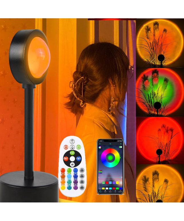 Sunset Projection Lamp Sunset Projector Night Light Wall Decoration Lighting