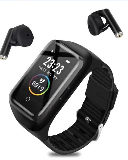 Wireless Bluetooth Headset Smart Watch Screen Waterproof