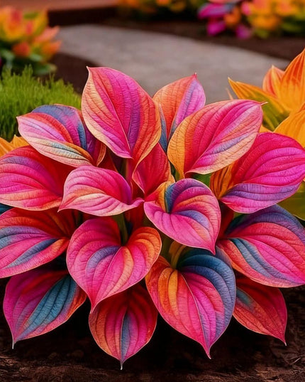Multicolor Hosta Seeds + Plant Growth Serum Free