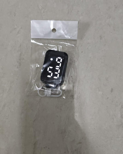 LED Digital Display Keychain Watch