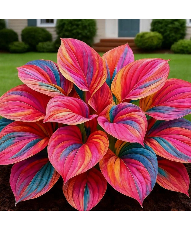 Multicolor Hosta Seeds + Plant Growth Serum Free