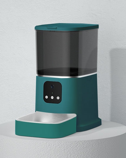 Pet Automatic Feeder Large Capacity Smart Voice Recorder APP Control Timer Feeding Cat Dog Food Dispenser With WiFi Pet Bo
