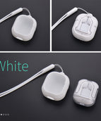 White headphone case