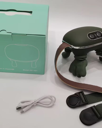 Electric Neck And Shoulder Muscle Massager Wireless Shoulder And Back Kneading Massage Shawl Neck Masajeador Relax Pain Relief